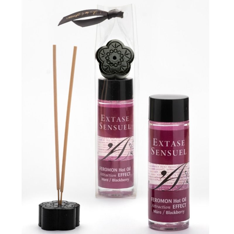 EXTASE SENSUAL - HUILE DE MASSAGE EFFET CHALEUR AUX PHÉROMONES DE MÛRE 100 ML