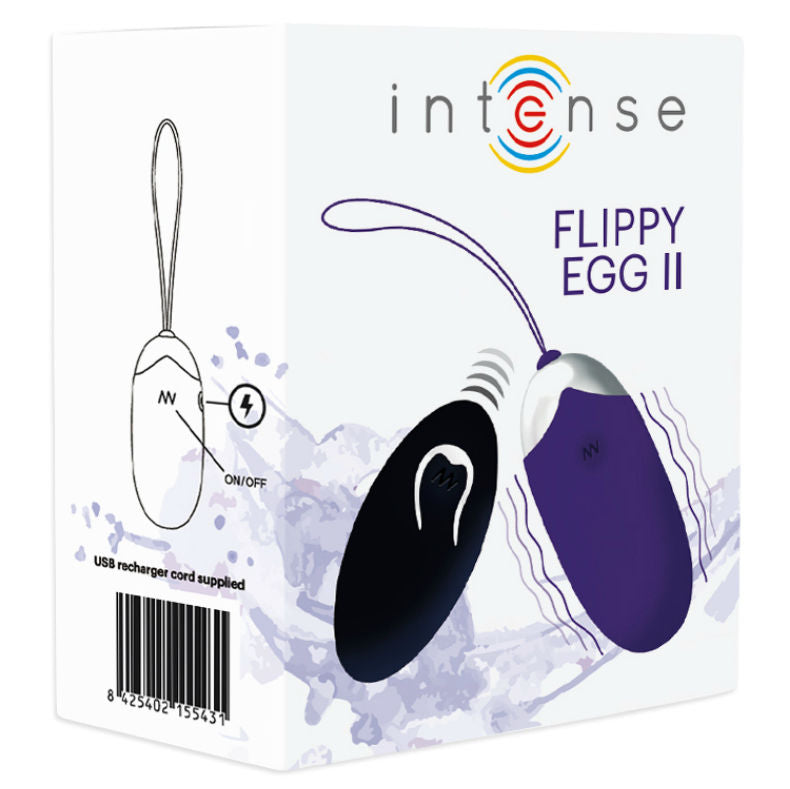INTENSE - FLIPPY II TÉLÉCOMMANDE RECHARGEABLE EGG LILAS