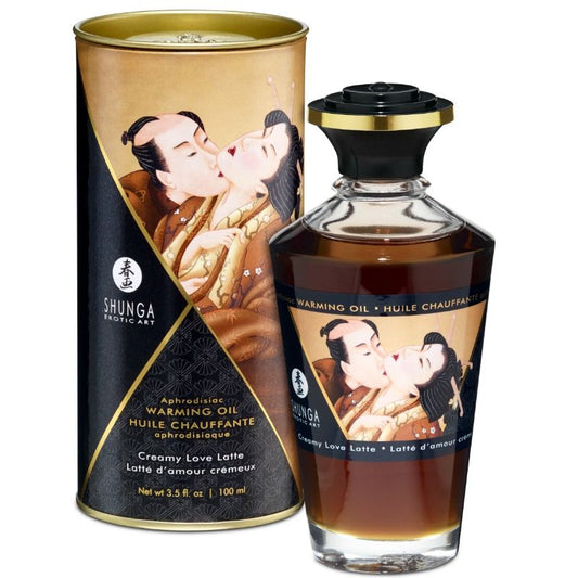SHUNGA - HUILE DE MASSAGE EFFET CHALEUR SAVEUR CAFÉ 100 ML