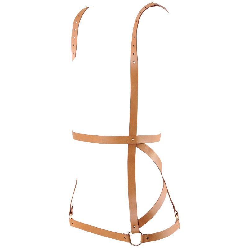 BIJOUX - INDISCRETS MAZE HARNAIS ROBE MANNEQUIN MARRON