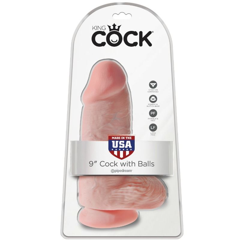 KING COCK - PÉNIS RÉALISTE POTENTIEL 23 CM