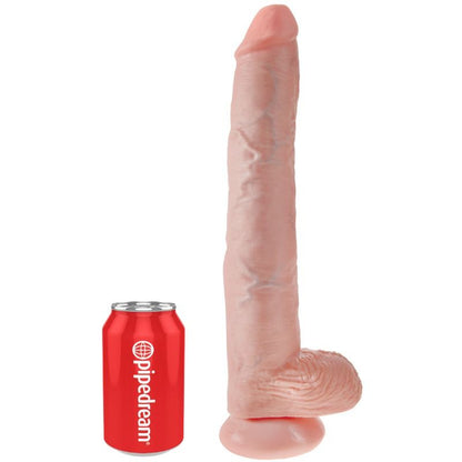 KING COCK - PÉNIS AVEC TESTICULES 35,6 CM COULEUR NATURELLE