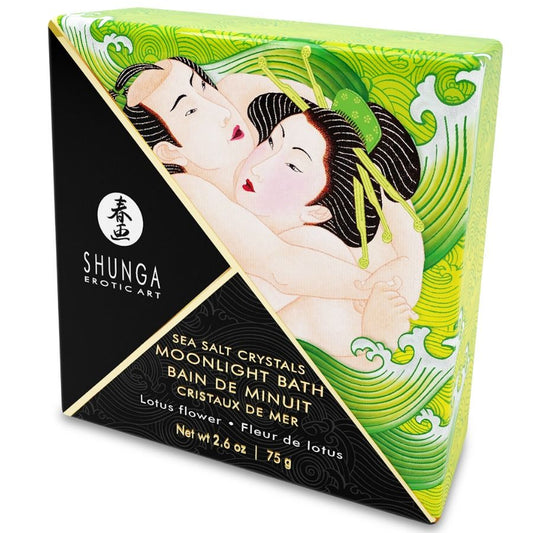 SHUNGA - SELS DE BAIN PARFUMÉ AU LOTUS 75 GR