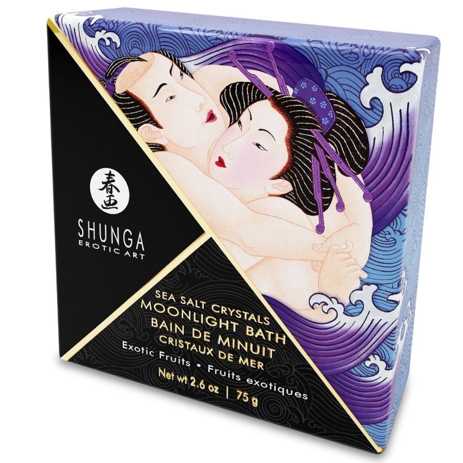 SHUNGA - Sels de bain parfumés violet exotique 75 g