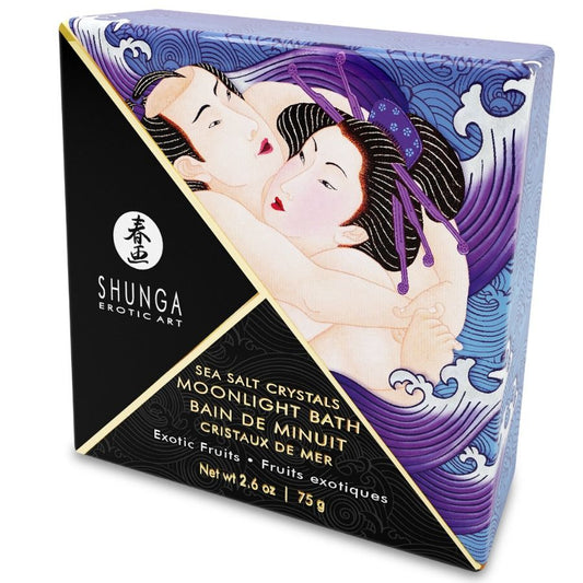 SHUNGA - Sels de bain parfumés violet exotique 75 g