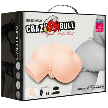 CRAZY BULL - BEURRE VAGIN ET ANUS RÉALISTE AVEC VIBRATION