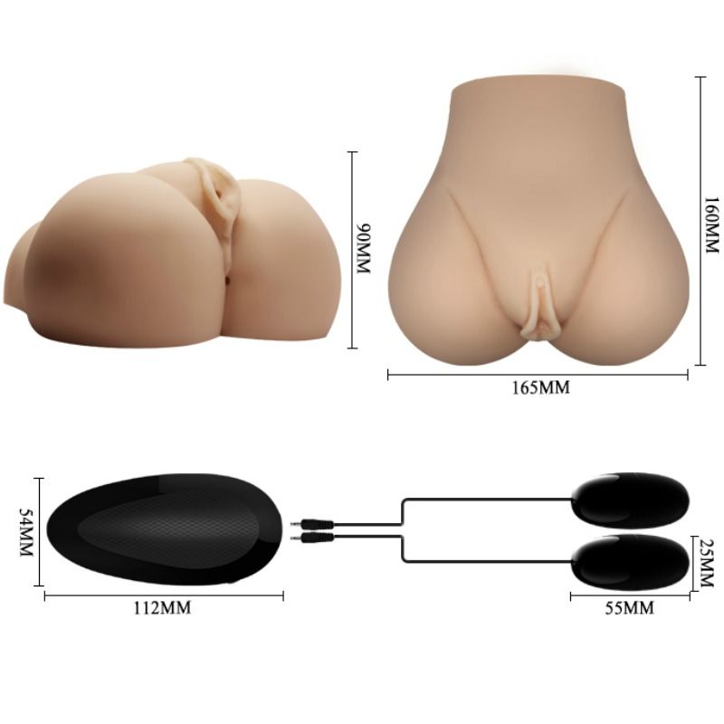 CRAZY BULL - VAGIN ET ANUS RÉALISTES AVEC VIBRATION POSITION 7