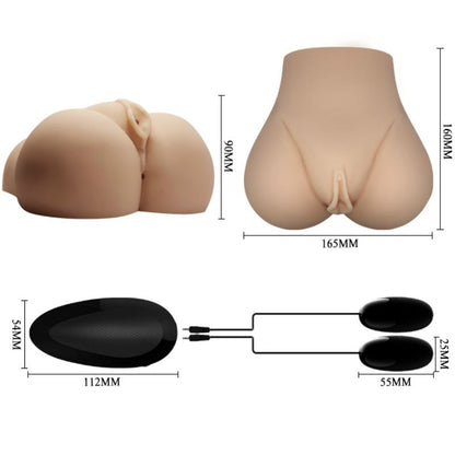 CRAZY BULL - VAGIN ET ANUS RÉALISTES AVEC VIBRATION POSITION 7