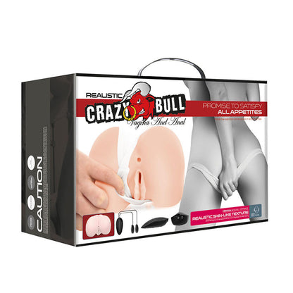 CRAZY BULL - VAGIN ET ANUS RÉALISTES AVEC VIBRATION POSITION 8