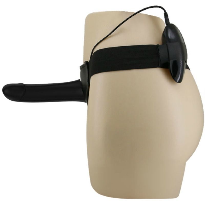 PRETTY LOVE - VITO STRAP ON AVEC GODE CREUX ET VIBRATION 17,3 CM