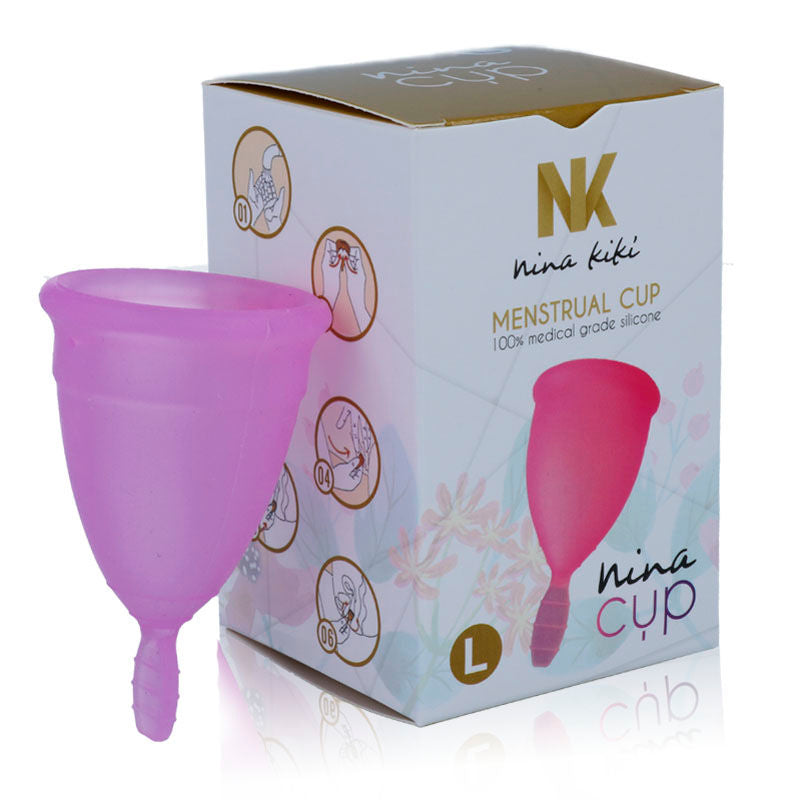 NINA KIKÍ - LILAC MENSTRUAL CUP - SIZE L