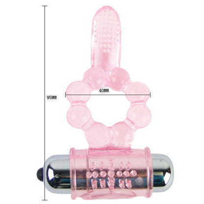 DANSE - ANNEAU DE LANGUE VIBRANT ROSE AVEC 10 RYTHMES
