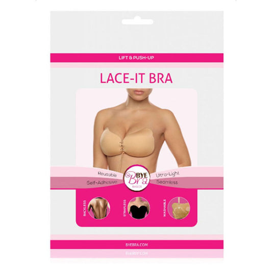 BYE-BRA - LACE-IT PUSH-UP ENHANCER NOIR BONNET A