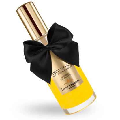 BIJOUX - CARAMEL-SCENTED HEAT-EFFECT MASSAGE OIL