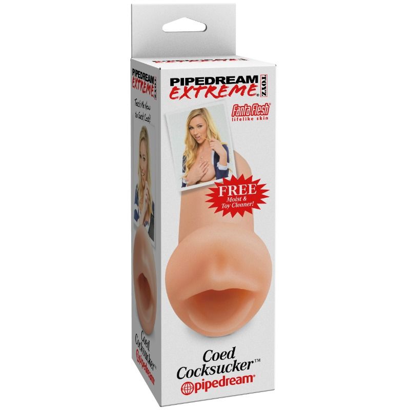 EXTREME TOYZ - MASTURBATEUR MASCULIN BOUCHE ÉTUDIANTE SUÇEUR DE BITE