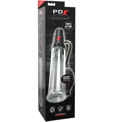 PDX ELITE - SUCK N PUMP STROKER VIBRATING SUCTION PUMP
