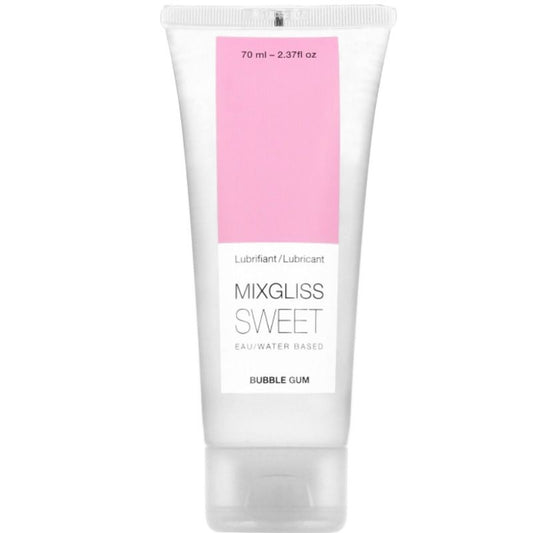 MIXGLISS - LUBRIFIANT À BASE D'EAU SAVEUR GOMME 70 ML
