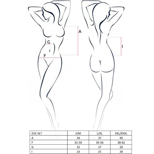 PASSION - WOMAN ZOE SET SIZE L/XL