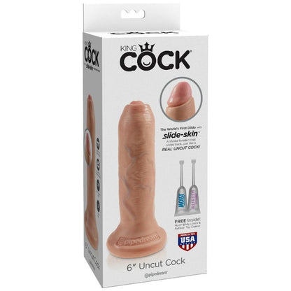 KING COCK - GODE RÉALISTE NATUREL NON COUPÉ 15 CM