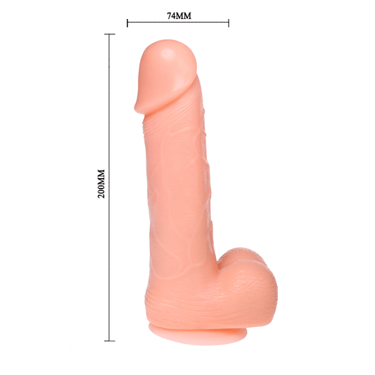 BAILE - DILDO RÉALISTE DONG VIBRATION ET ROTATION 20 CM
