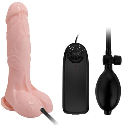 DANCE - GODE RÉALISTE VIBRANT ET GONFLABLE 18,8 CM