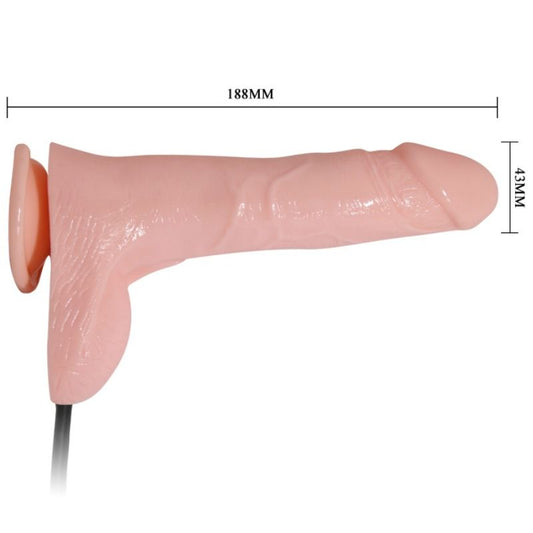 DANCE - GODE RÉALISTE VIBRANT ET GONFLABLE 18,8 CM