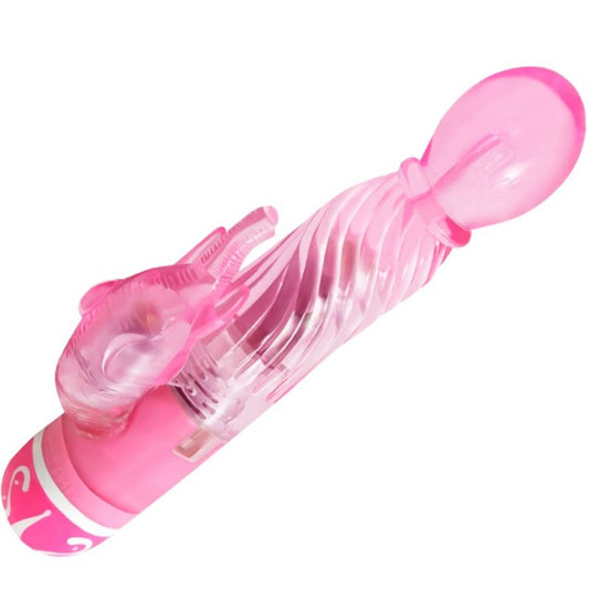 BAILE - VIBRATEUR ROSE MULTI-VITESSES AVEC STIMULATEUR