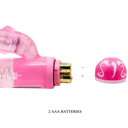 BAILE - VIBRATEUR ROSE MULTI-VITESSES AVEC STIMULATEUR