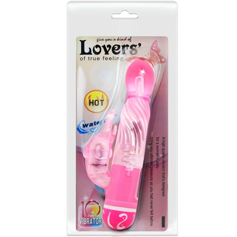BAILE - VIBRATEUR ROSE MULTI-VITESSES AVEC STIMULATEUR