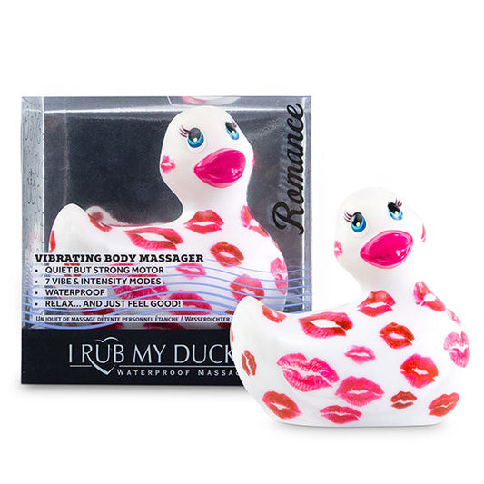 BIG TEASE TOYS - I RUB MY DUCKIE 2.0 | CANARD VIBRANT ROMANCE (BLANC ET ROSE)