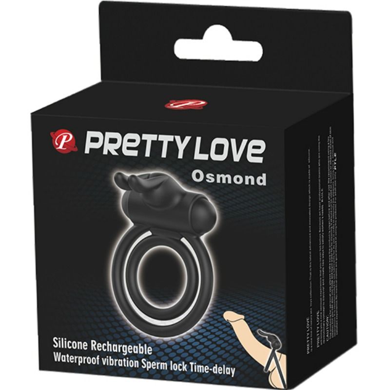 PRETTY LOVE - BAGUE VIBRANTE EN SILICONE OSMOND