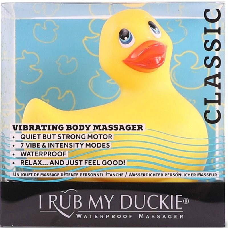 BIG TEASE TOYS - I RUB MY DUCK VIBRATEUR CLASSIQUE JAUNE CANARD