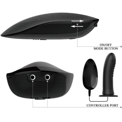 PRETTY LOVE - MYRON STRAP-ON AVEC VIBRATION ET GODE CREUX