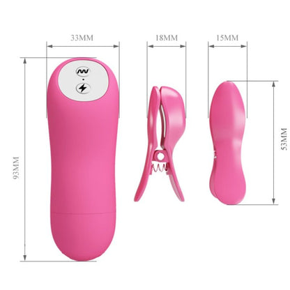 DANSE - PIZAS ROMANTIQUES AVEC VIBRATION ET ÉLECTROCHOCS FUCHSIA