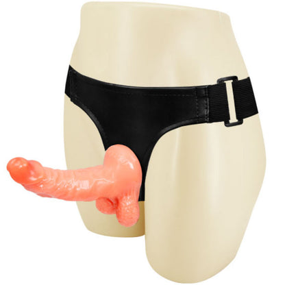 DANSE - HARNAIS AVEC PÉNIS RÉALISTE ET CULOTTE RÉGLABLE ULTRA PASSIONNÉE 15,5 CM
