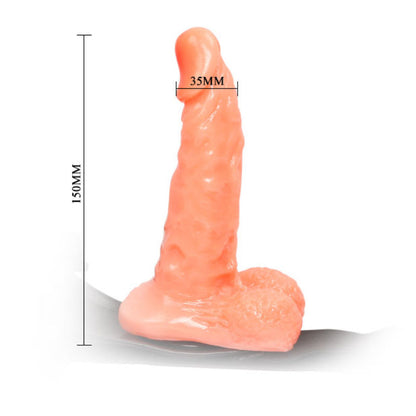 DANSE - HARNAIS AVEC PÉNIS RÉALISTE ET CULOTTE RÉGLABLE ULTRA PASSIONNÉE 15,5 CM