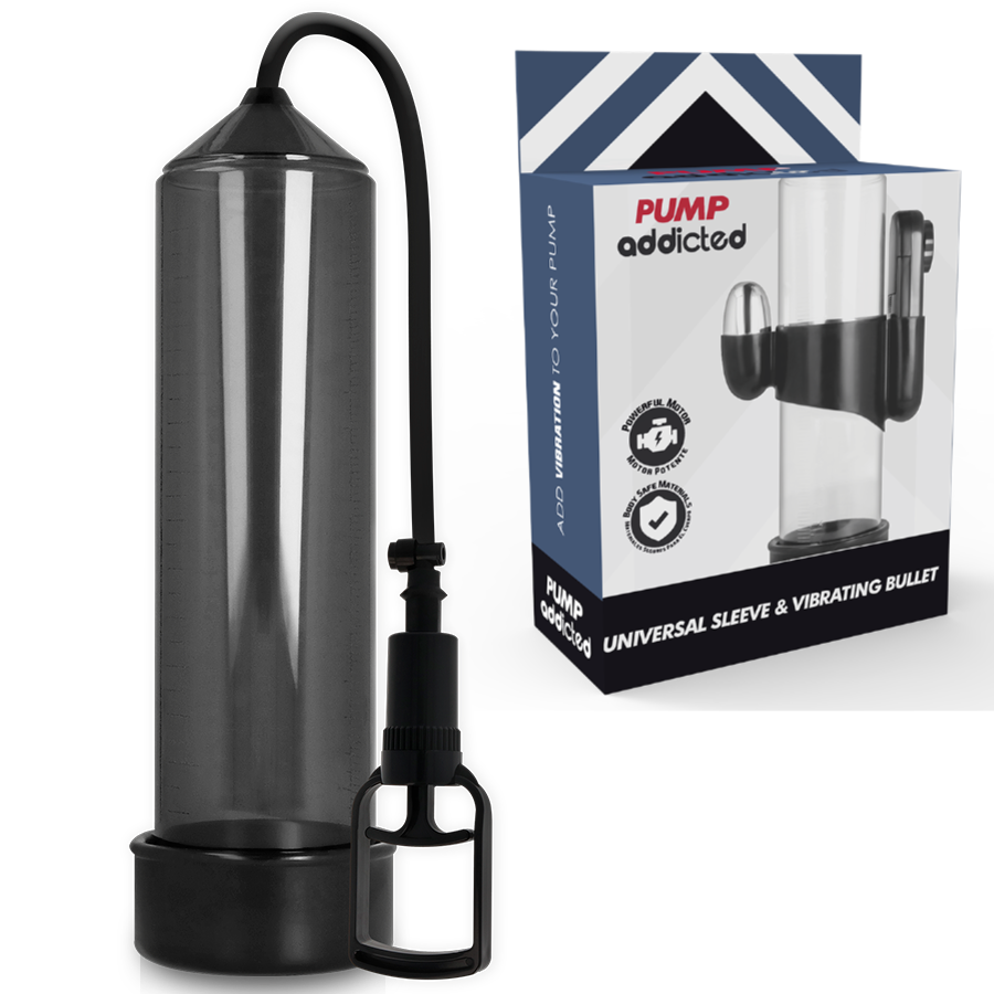 PUMP ADDICTED - POMPE À ÉREECTION NOIRE RX7 AVEC VIBRATEUR