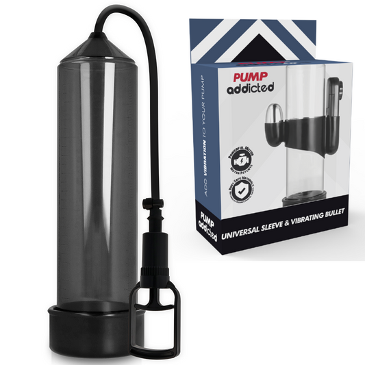 PUMP ADDICTED - POMPE À ÉREECTION NOIRE RX7 AVEC VIBRATEUR