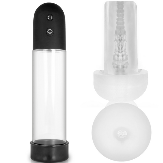 PUMP ADDICTED - POMPE À ÉRECTION AUTOMATIQUE RX11 AVEC MASTURBATEUR