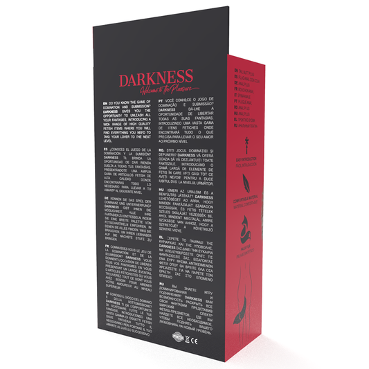 DARKNESS - PLUG ANALE QUEUE ARGENTÉ