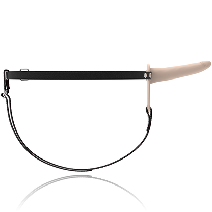 HARNAIS FÉTICHE SOUMIS - VIBRATEUR SILICONE FLESH 15 CM