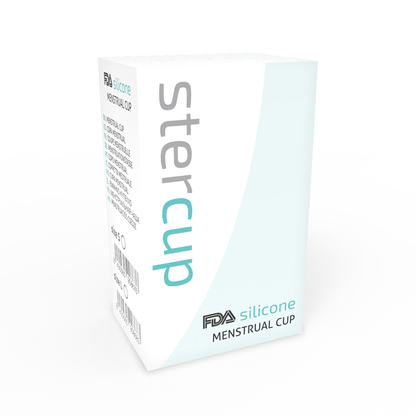 STERCUP - COUPE MENSTRUELLE ROSE EN SILICONE FDA - TAILLE L