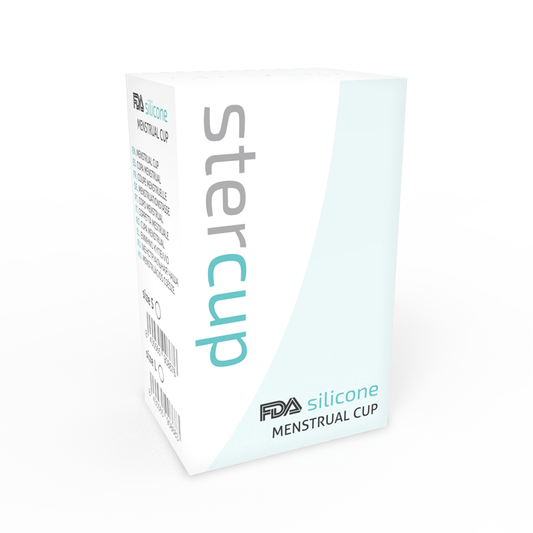 STERCUP - COUPE MENSTRUELLE ROSE EN SILICONE FDA - TAILLE L