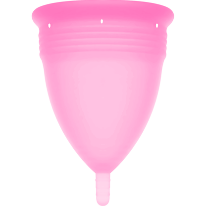 STERCUP - COUPE MENSTRUELLE ROSE EN SILICONE FDA - TAILLE L