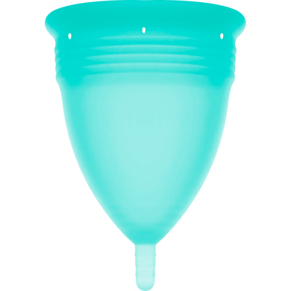 STERCUP - COUPE MENSTRUELLE EN SILICONE AIGUE-MARINE FDA - TAILLE S