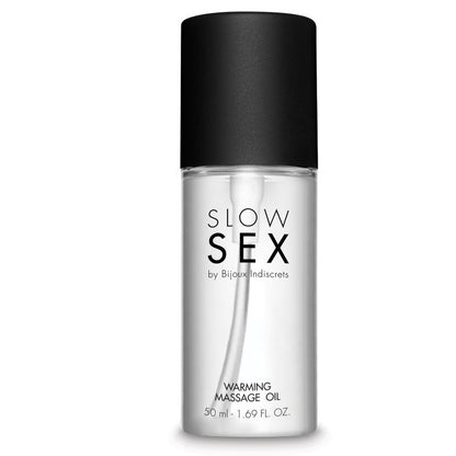 BIJOUX - HUILE DE MASSAGE EFFET CHALEUR SLOW SEX 50 ML