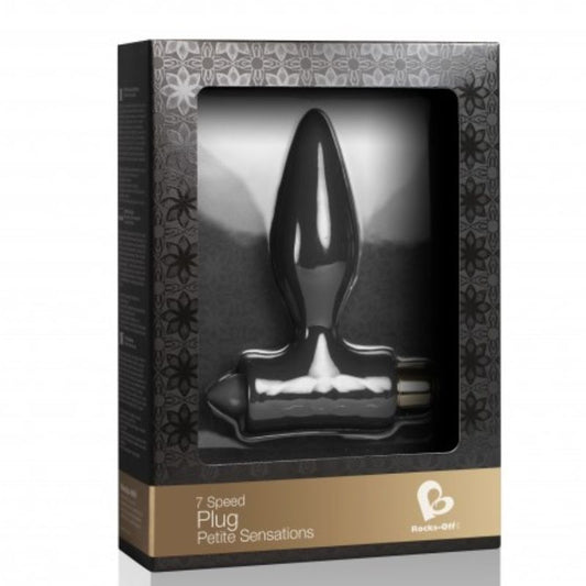 ROCKS-OFF - PLUG ANAL POUR DÉBUTANTS PETITE SENSATIONS - NOIR