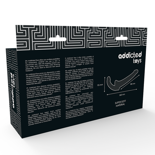 ADDICTED TOYS - GODE NOIR SANS HARNAIS