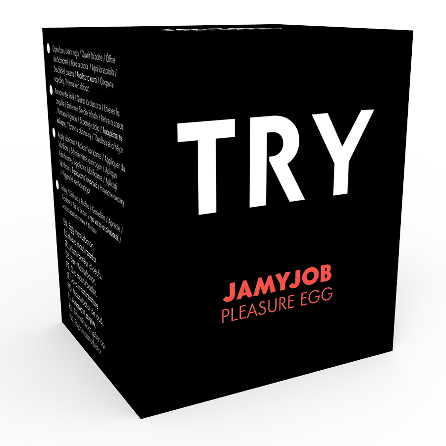 JAMYJOB - MASTURBATEUR DISCRET ŒUF NOIR VERSION D'ESSAI