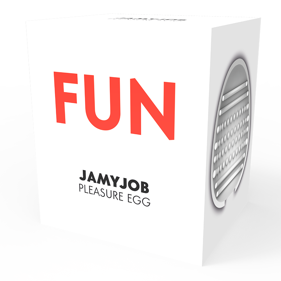 JAMYJOB - MASTURBATEUR DISCRET ŒUF ROUGE ÉDITION FUN